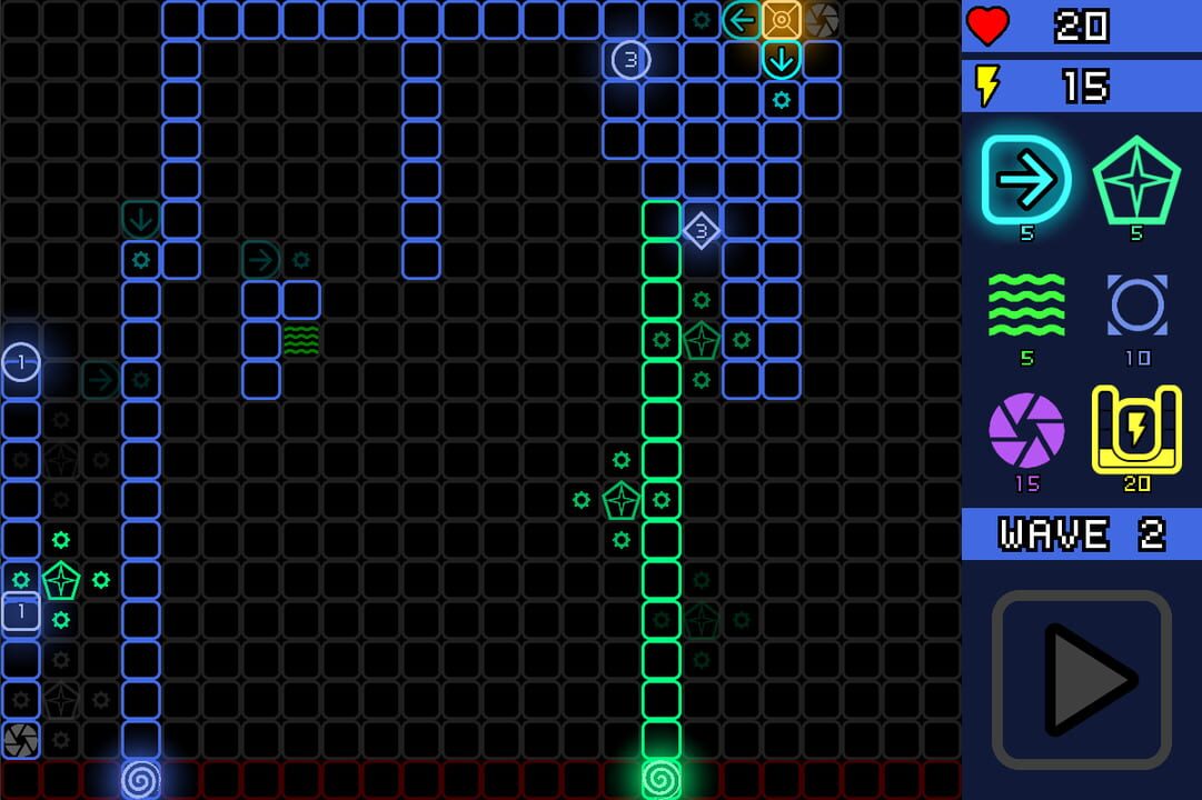 Neon Trap Defense