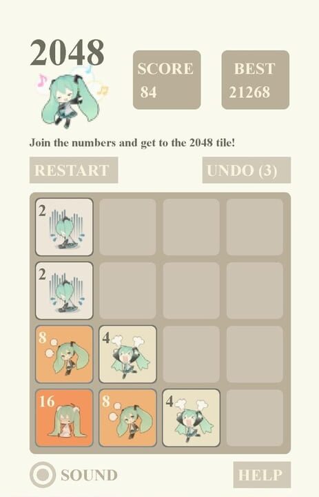 Miku no 2048