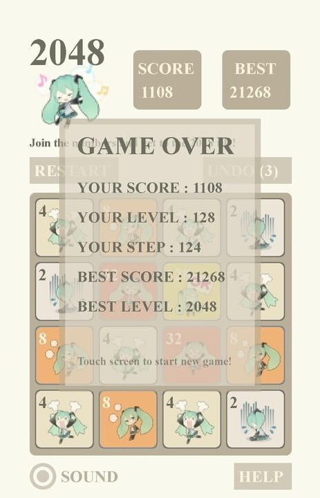 Miku no 2048