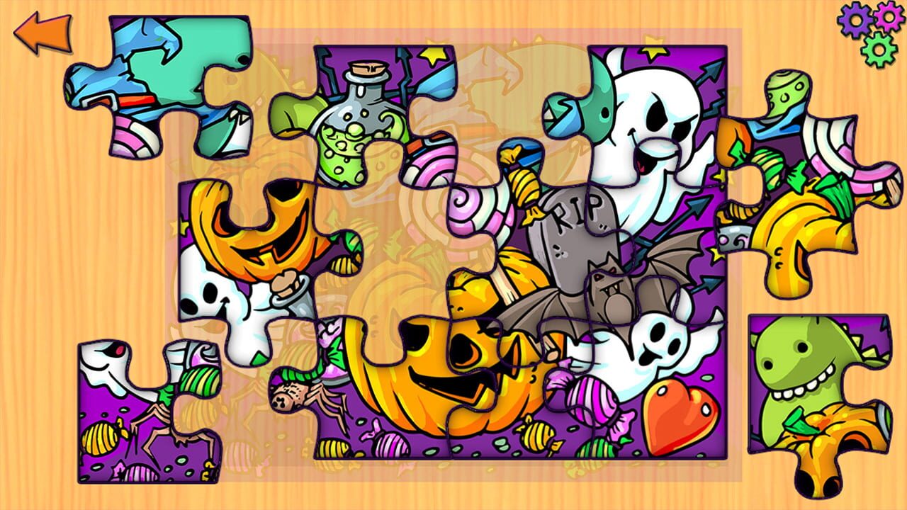 Halloween Jigsaw Puzzles: Puzzle Game for Kids & Toddlers