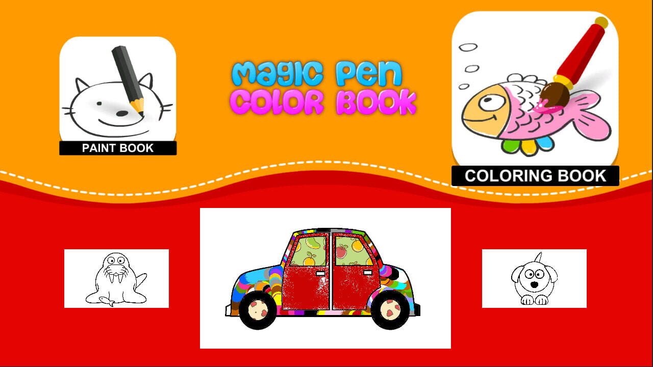 Magic Pen Color Book