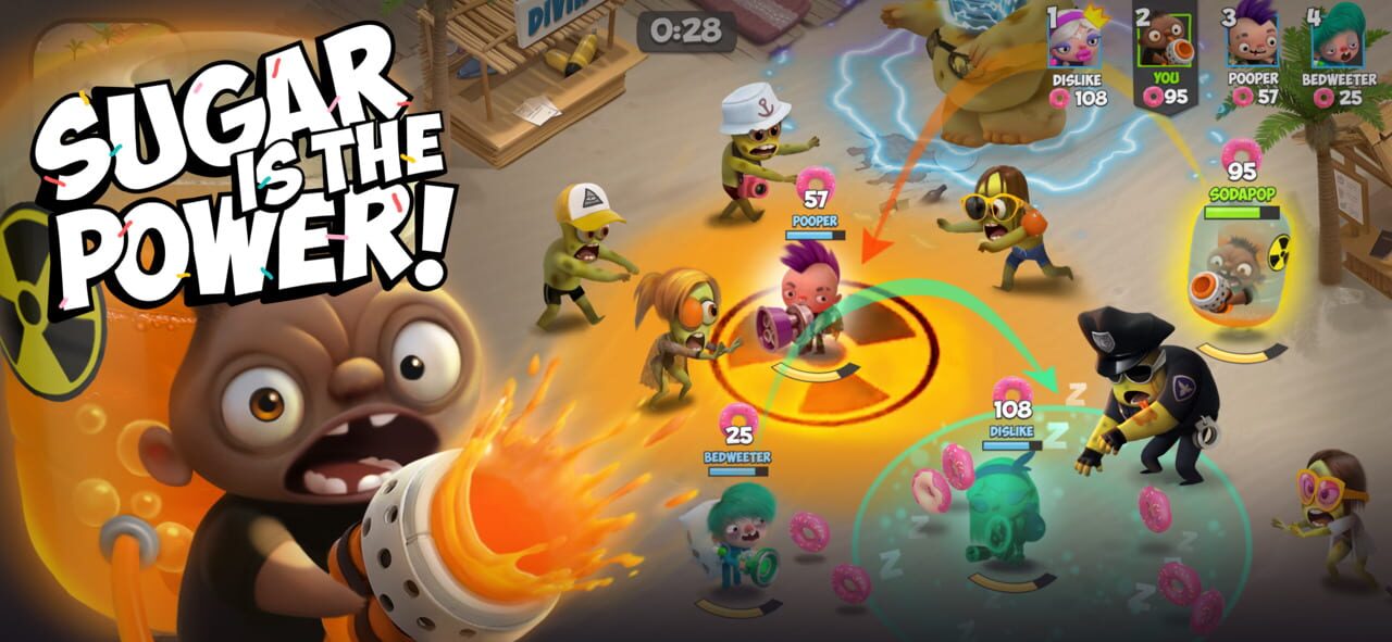 Kids vs Zombies: Donuts Brawl