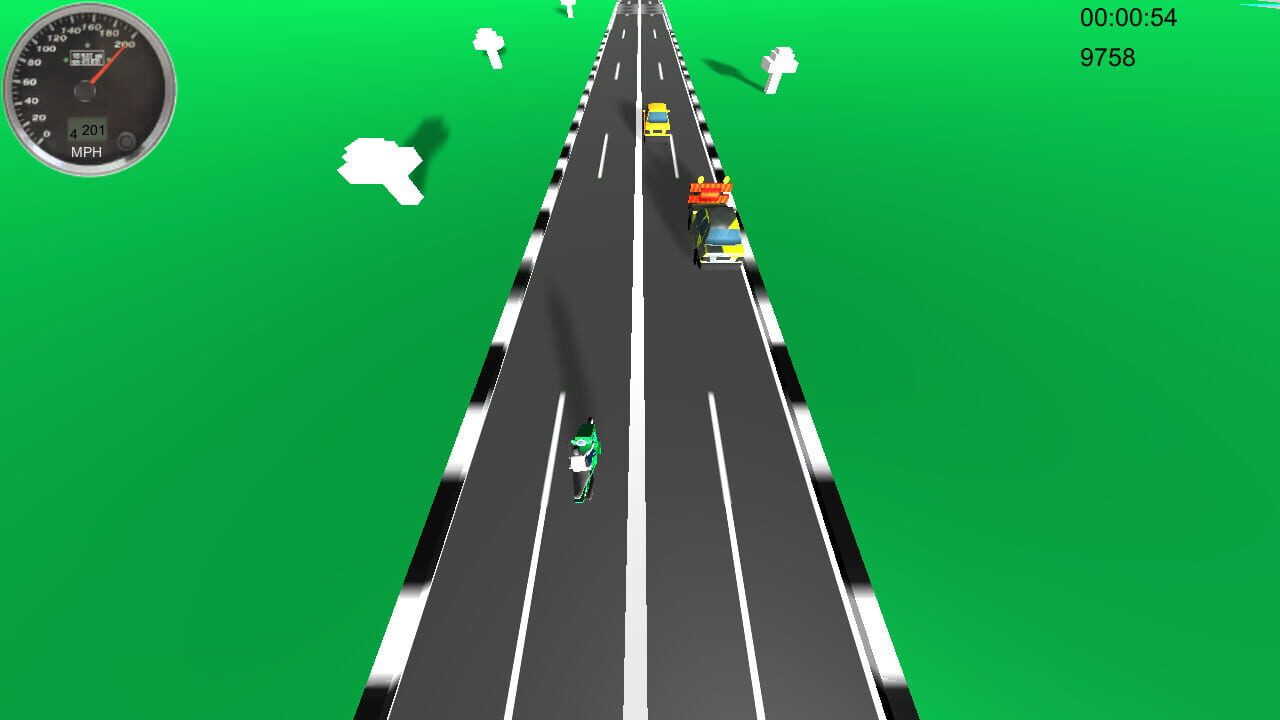 Motorbike Traffic Splash