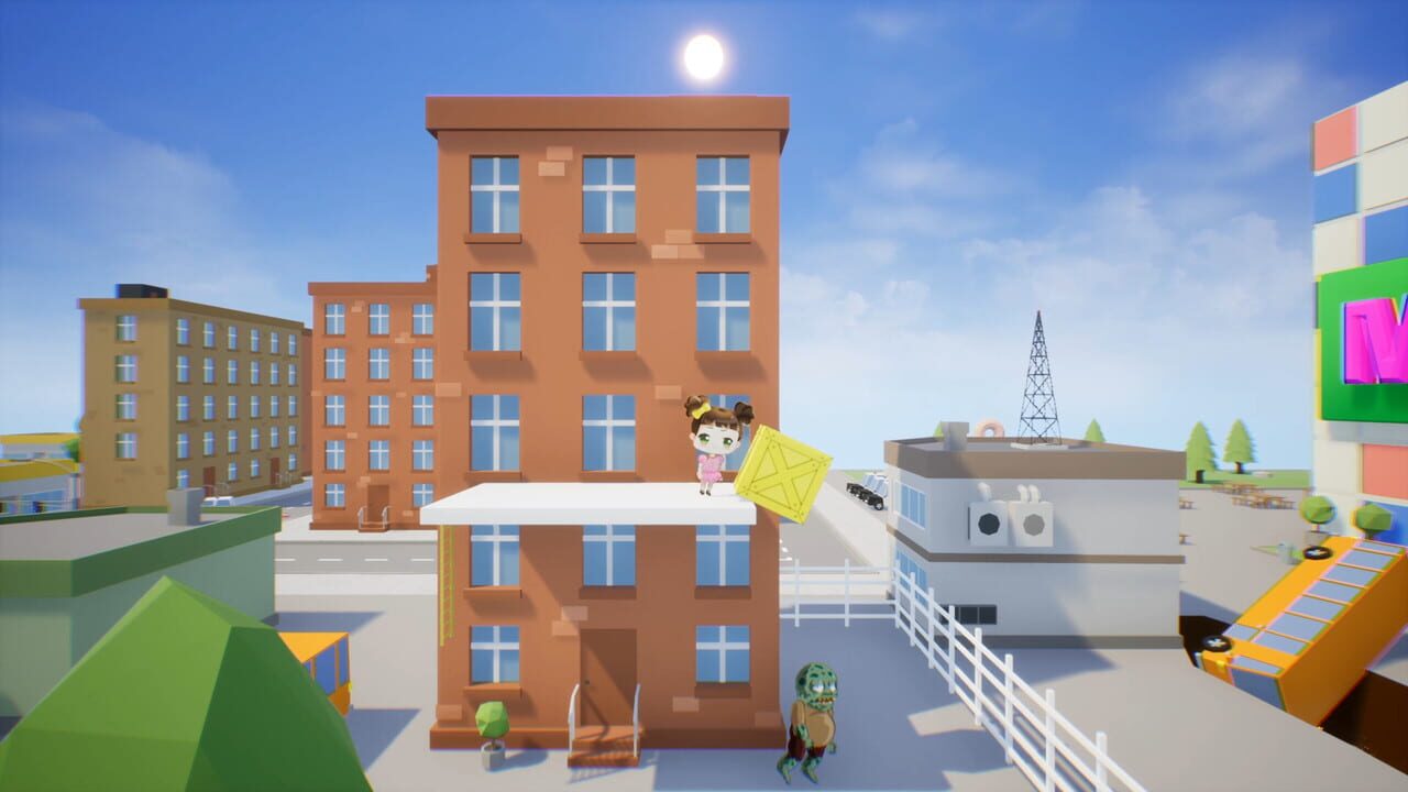 Chibi Girl vs. Evil Zombie Dead