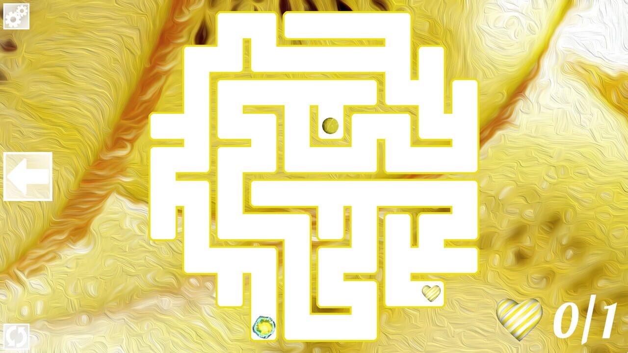Maze Art: Yellow