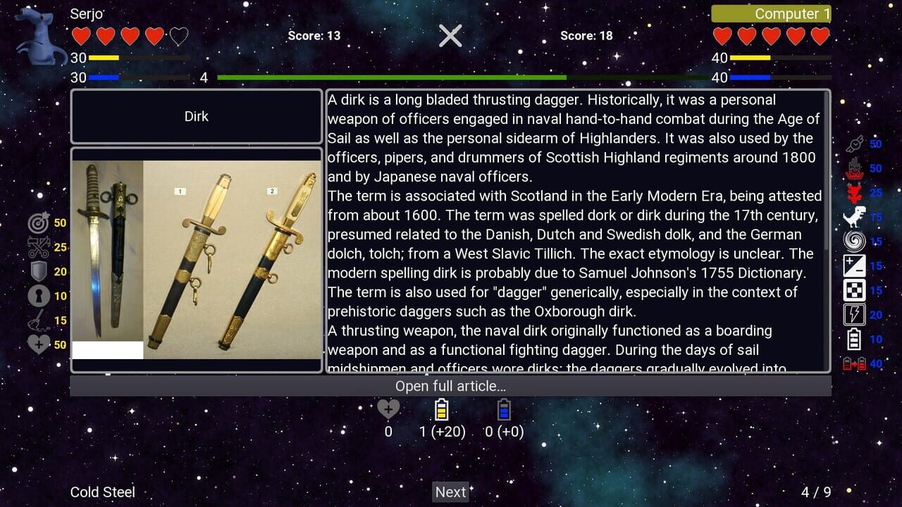 I’ve Seen Everything: Cold Steel