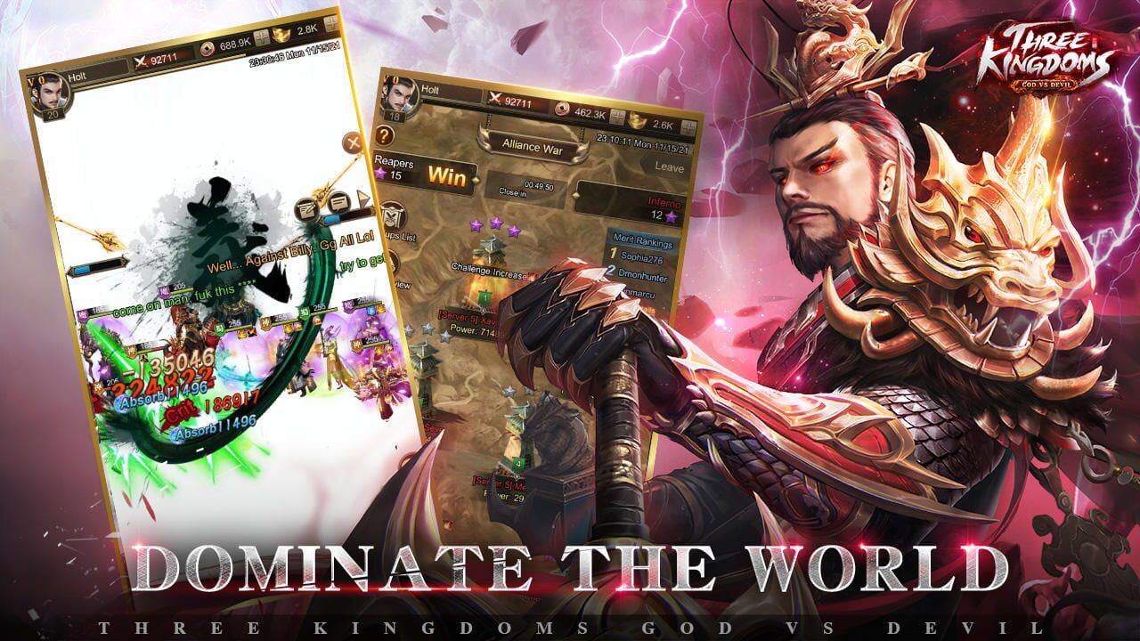 Three Kingdoms: God vs Devil