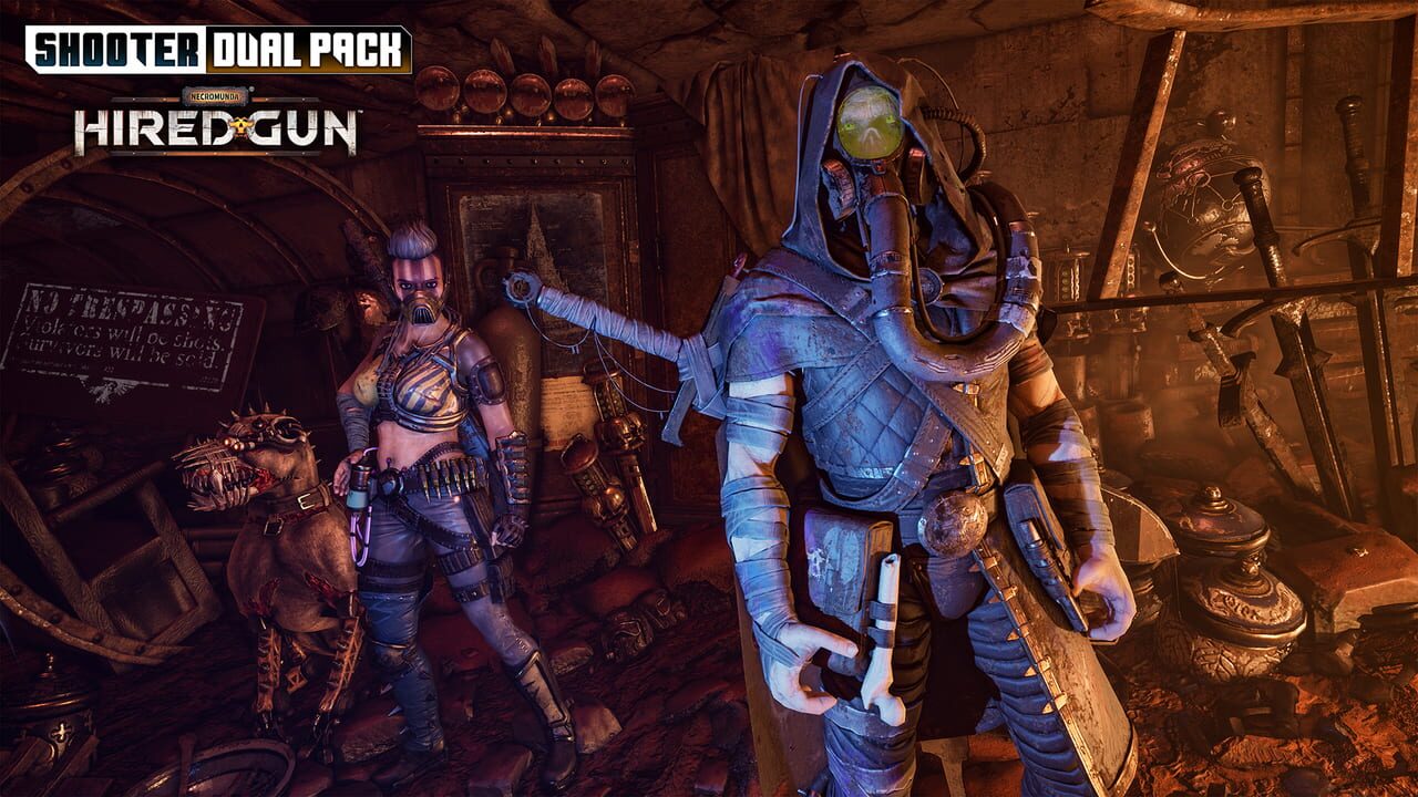 Shooter Dual Pack I Necromunda: Hired Gun + Space Hulk: Deathwing – Enhanced Edition