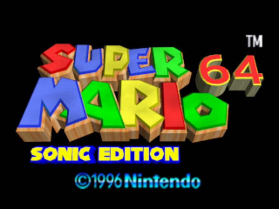 Super Mario 64 Sonic Edition