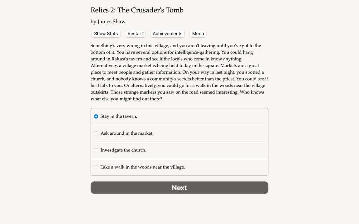Relics 2: The Crusader’s Tomb