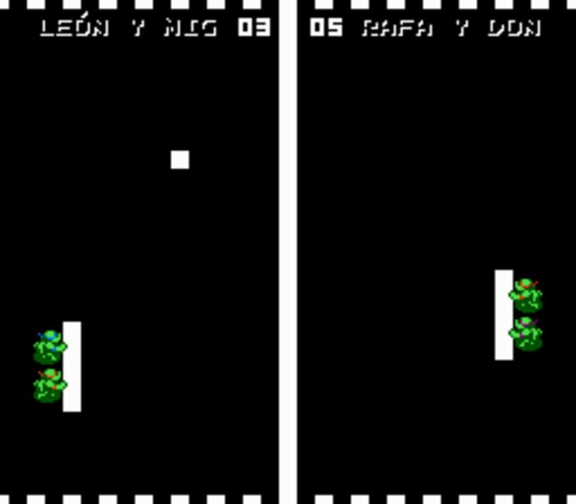 Pong de las Tortugas Ninja