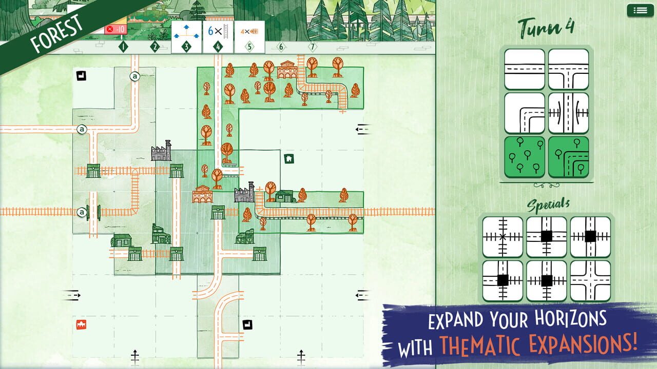 Railroad Ink Challenge: Forest