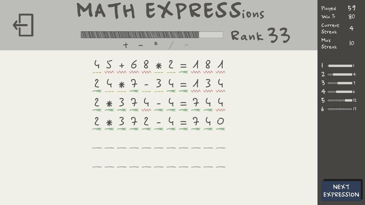 Math Expressions