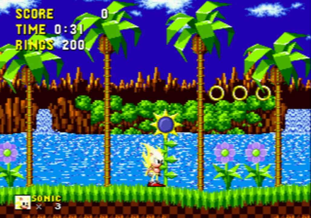 Super Sonic in Sonic the Hedgehog