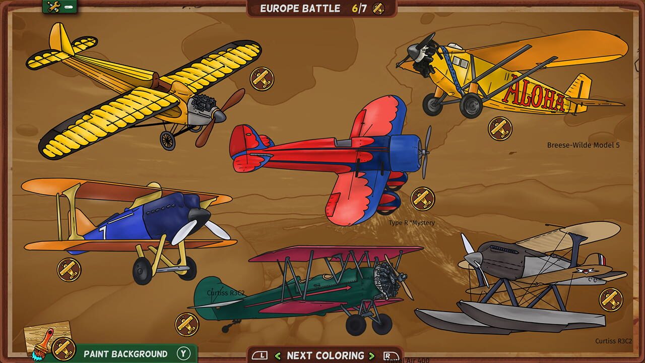 Red Wings: Coloring Planes – American Aces