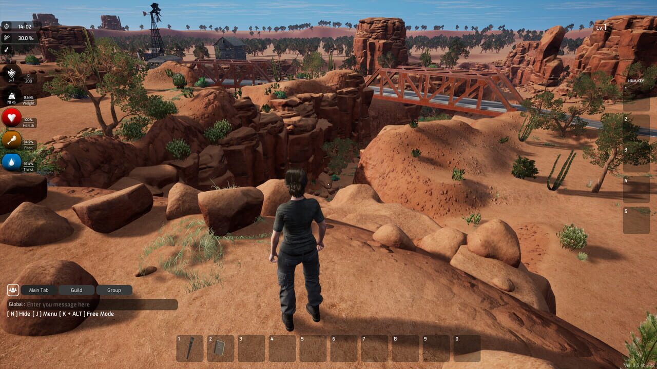 KeepUp Survival: Red Desert Map