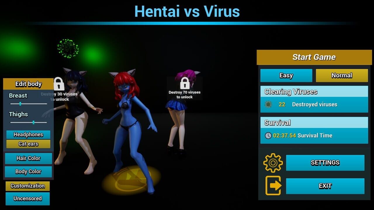 Hentai vs Virus: I Am Waifu
