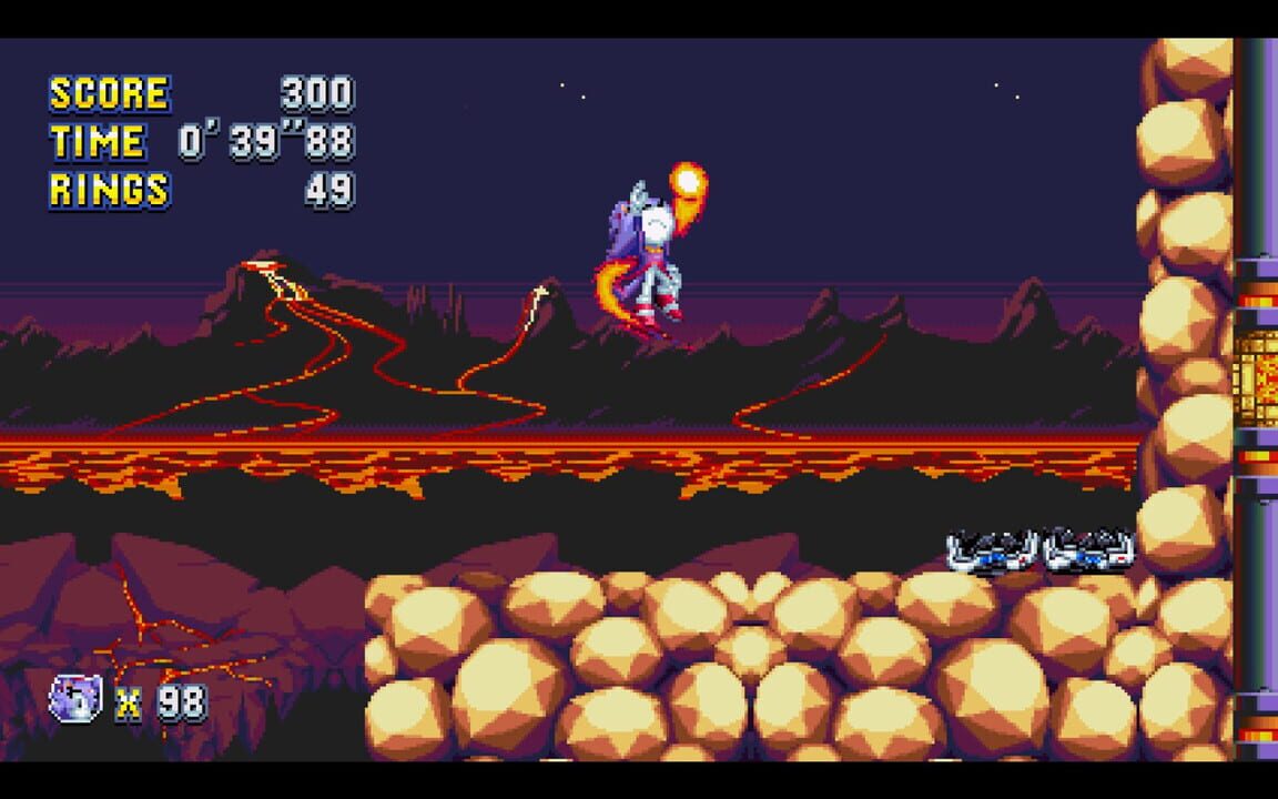 Sonic Mania: Blazey Mix Plus Moveset!