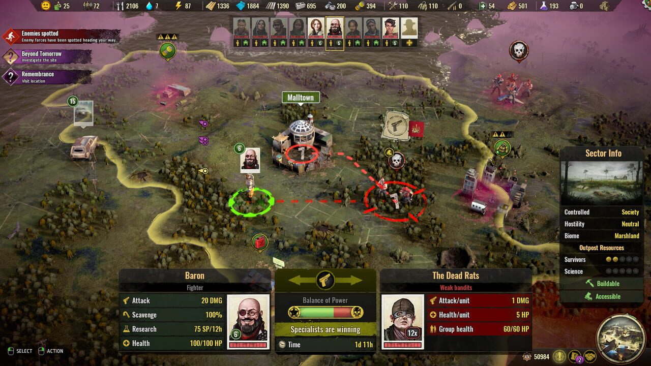 Surviving the Aftermath: New Alliances