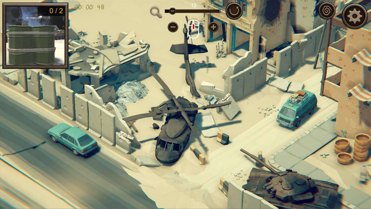 Hidden Desert War: Top-Down 3D