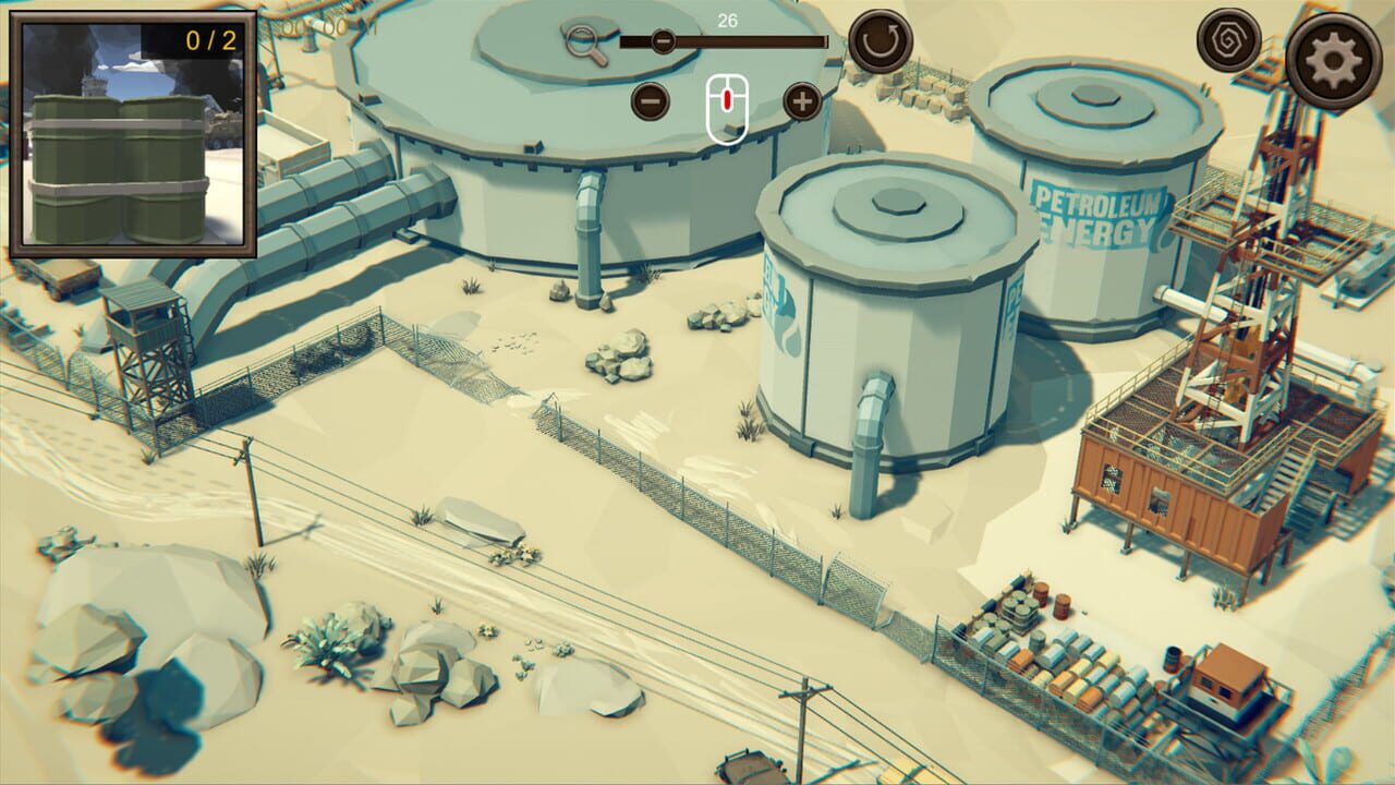 Hidden Desert War: Top-Down 3D