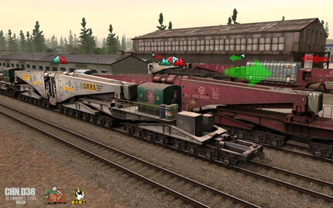 Trainz Railroad Simulator 2022: China D38 Schnabel Car – Full Pack