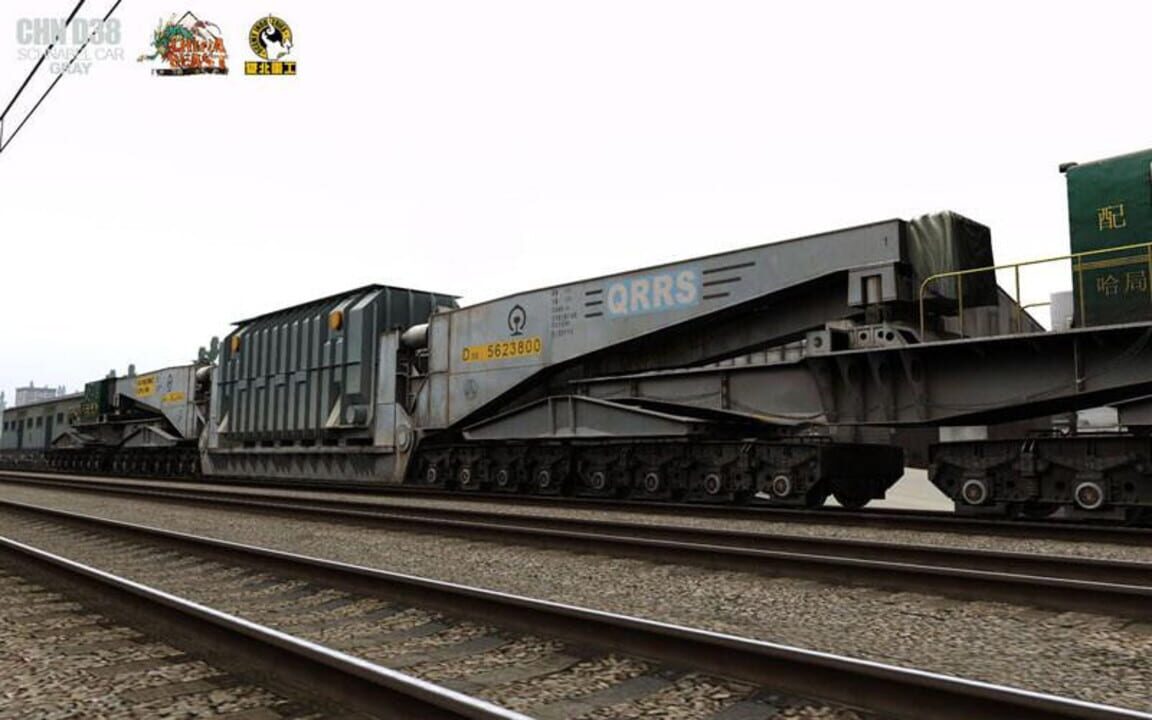 Trainz Railroad Simulator 2022: China D38 Schnabel Car – Gray