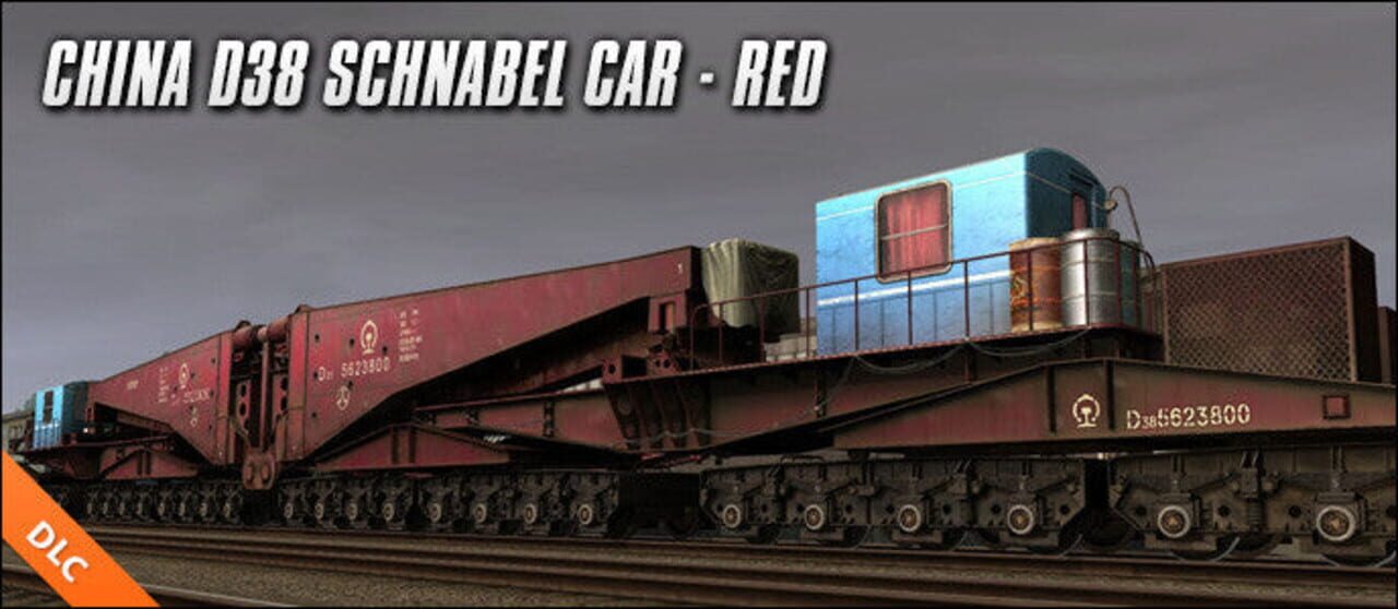 Trainz Railroad Simulator 2022: China D38 Schnabel Car – Red