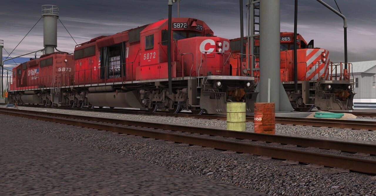 Trainz Plus: CP SD40-2 #5865-5879 Dual Flags