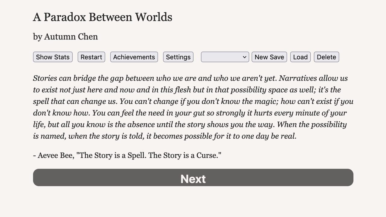 A Paradox Between Worlds