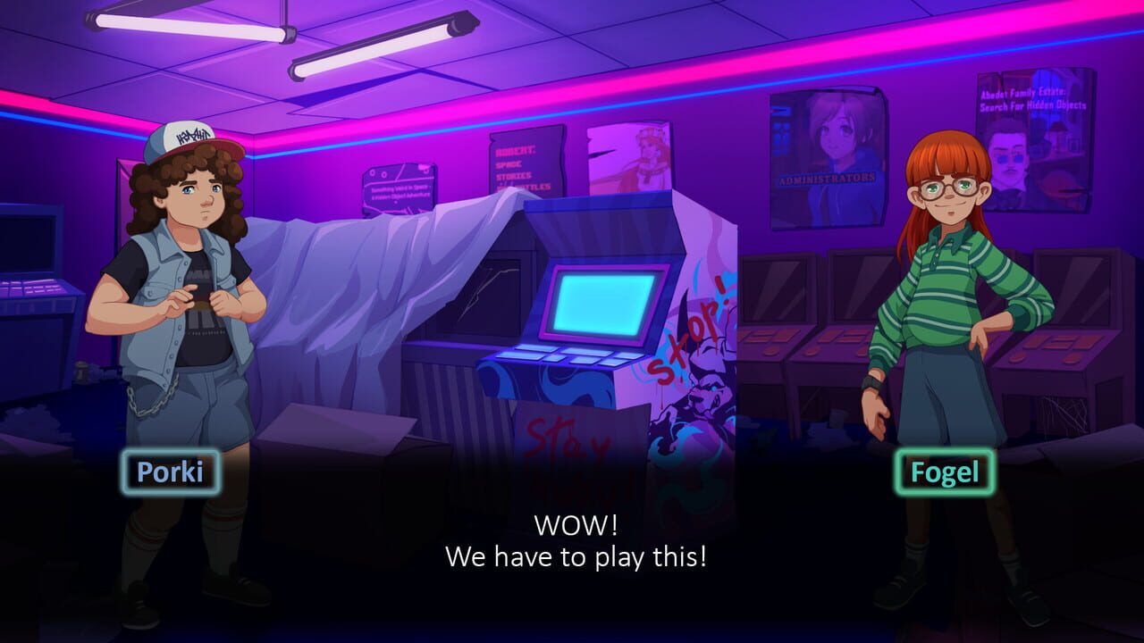 Fogel and Porki Evil Arcade