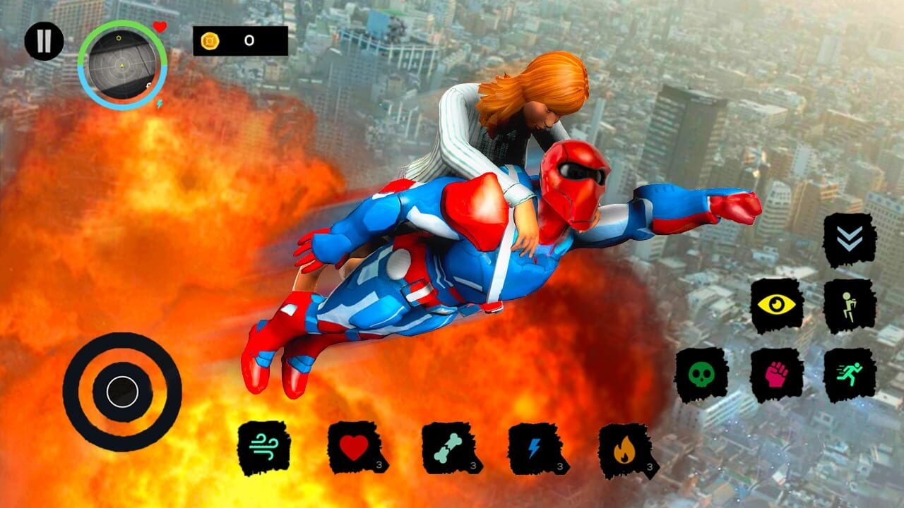 City Super Hero 3D: Flying Legend Warriors Deluxe Simulator