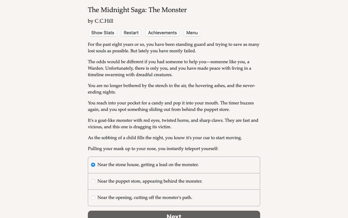 Midnight Saga: The Monster
