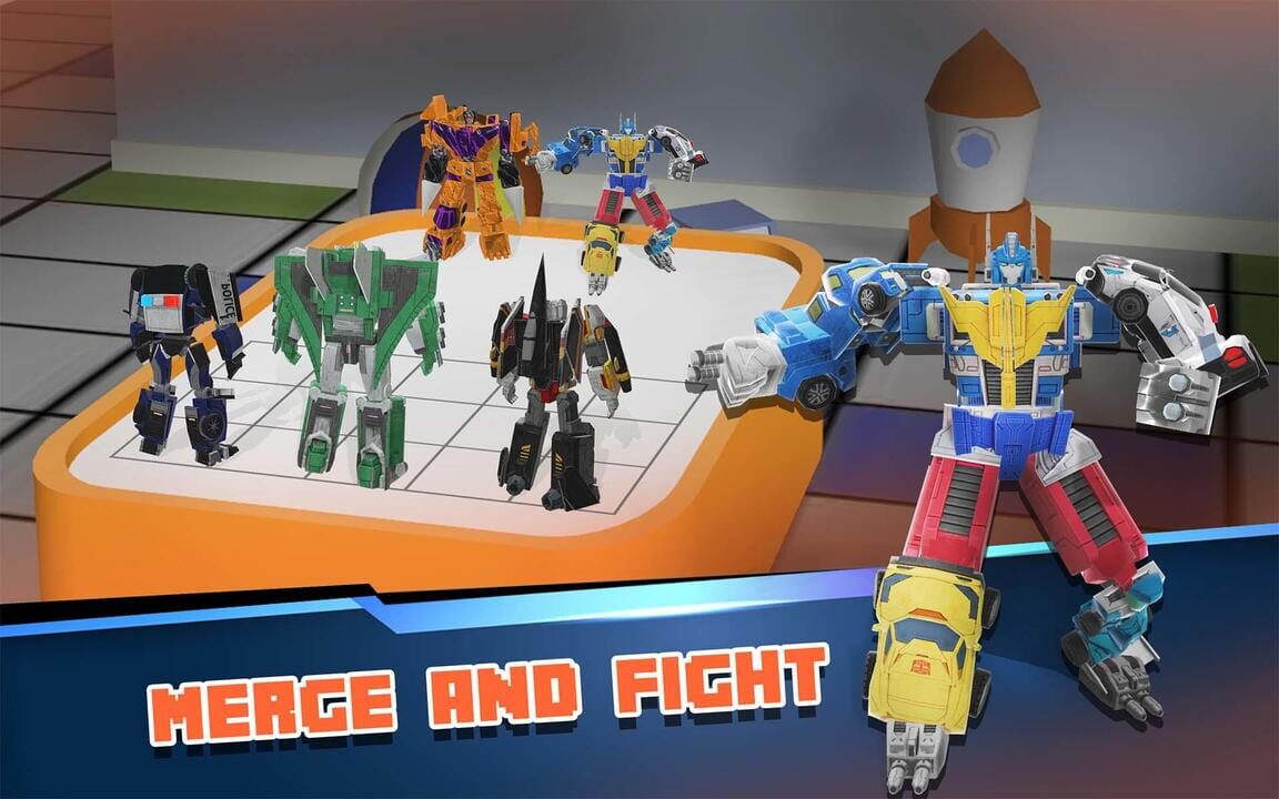 Superhero Robot Merge Master