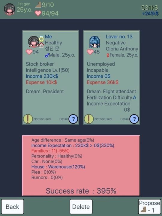 Age of Procreation DX