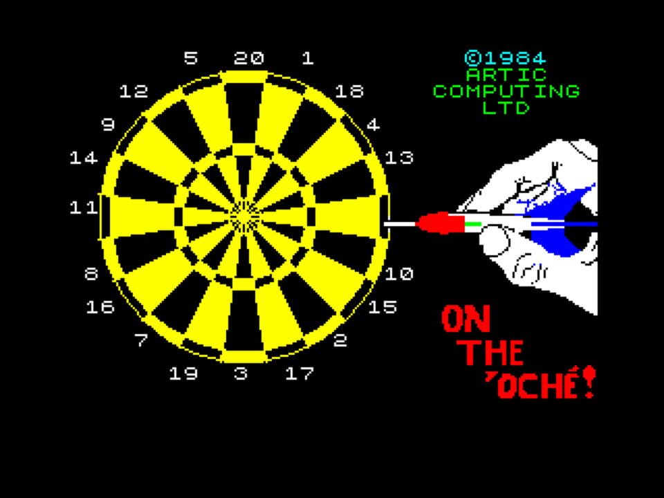 On the oche