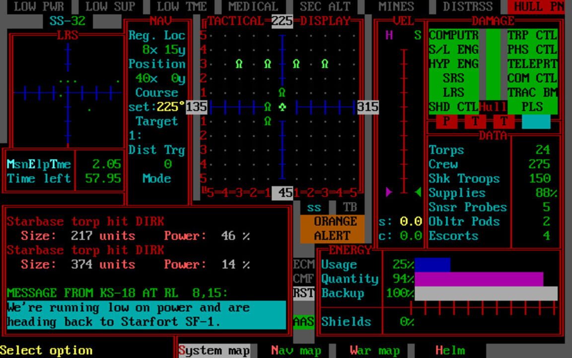 Star Fleet II: Krellan Commander
