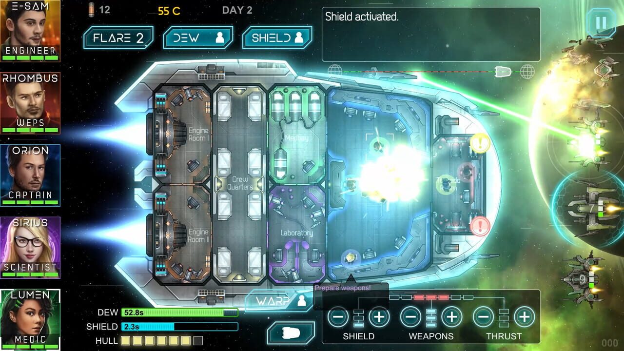 Heliconian: Starship Crew Control