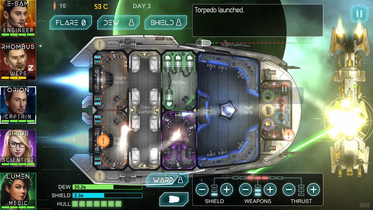 Heliconian: Starship Crew Control