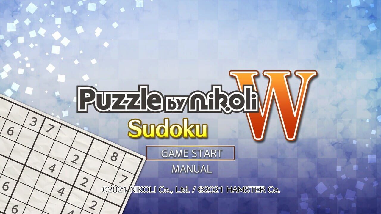 Puzzle by Nikoli W: Sudoku
