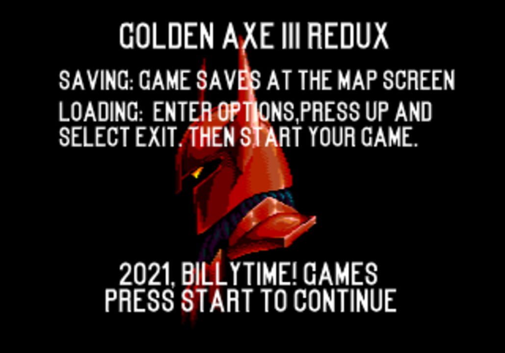 Golden Axe III Redux