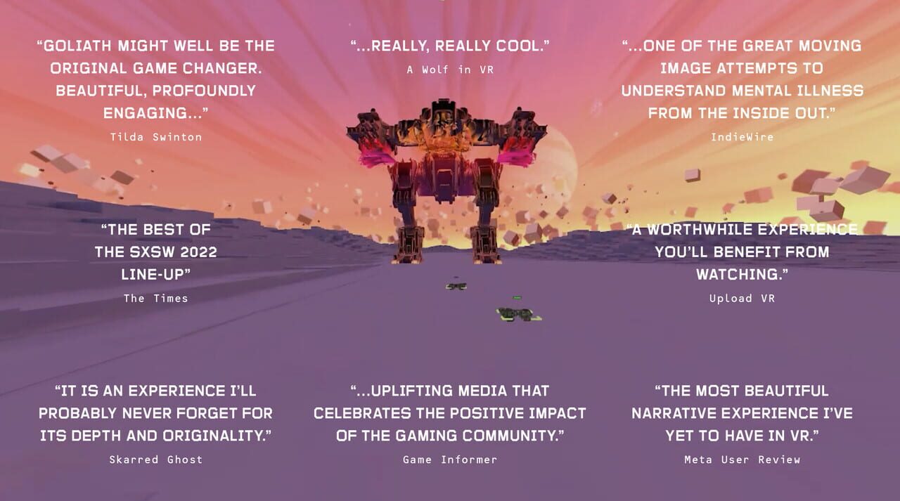 Goliath: Playing With Reality