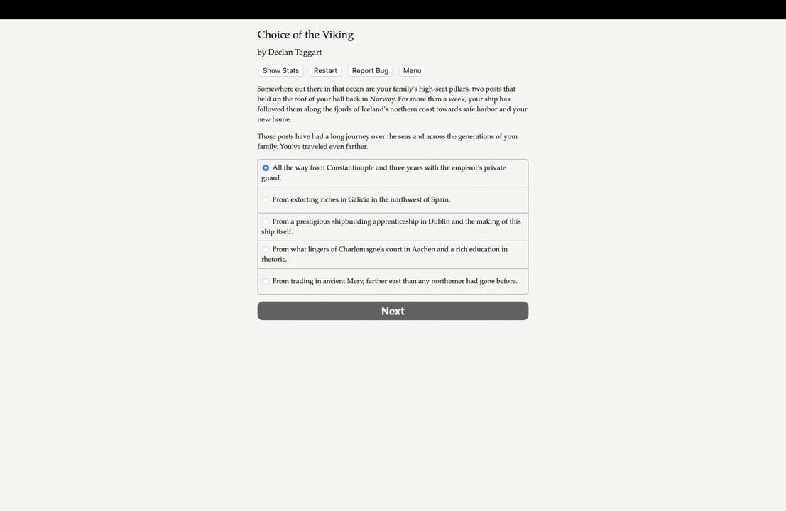 Choice of the Viking