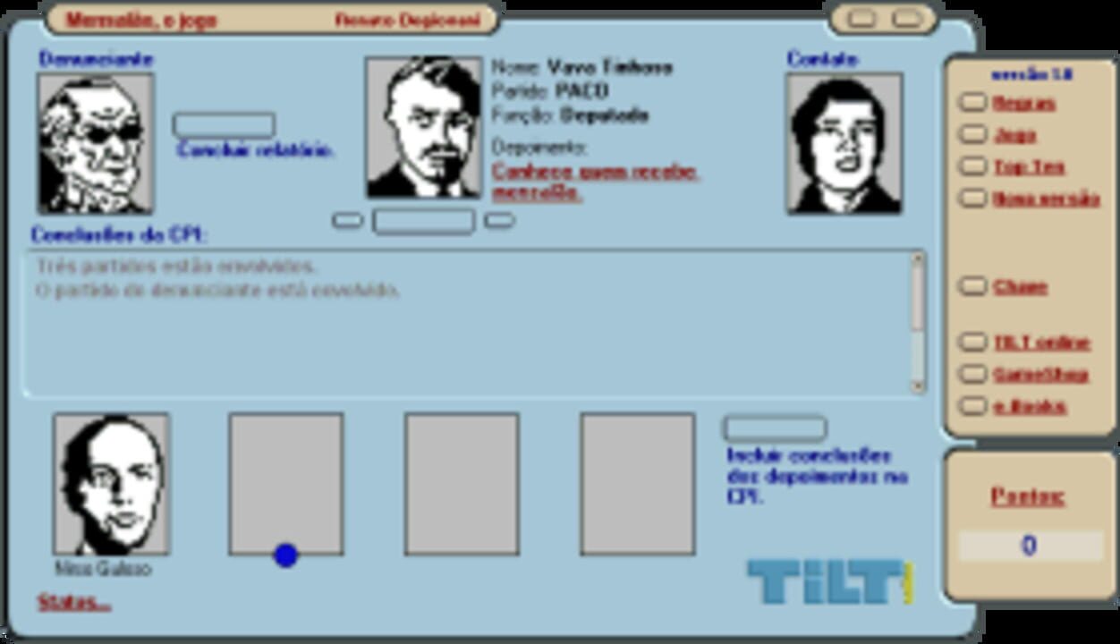 Mensalão, O Jogo