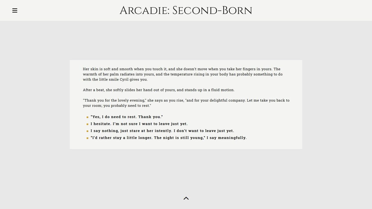 Arcadie: Second-Born