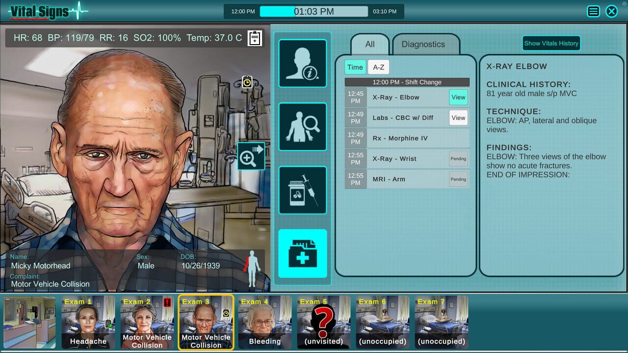 Vital Signs: Emergency Department – Older Adult Cases Package