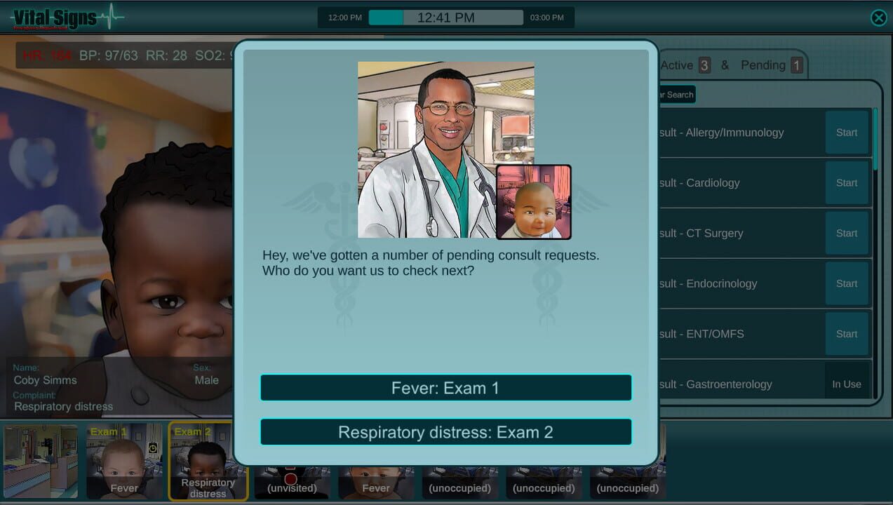 Vital Signs: Emergency Department – Pediatric Infant Cases Package