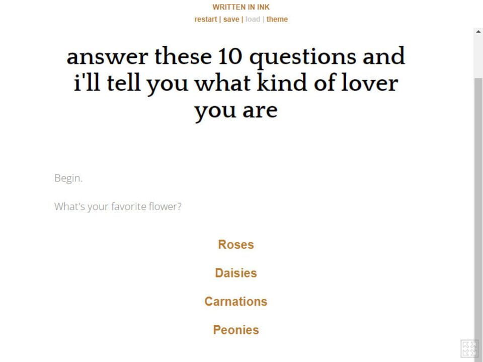 Answer These 10 Questions And I’ll Tell You What Kind of Lover You Are