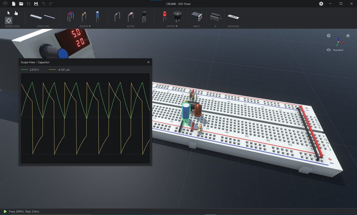 Crumb Circuit Simulator