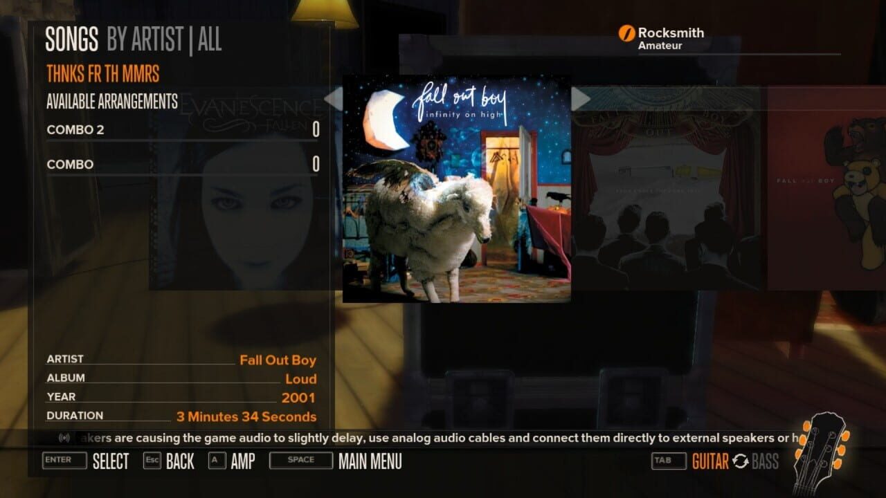 Rocksmith: Fall Out Boy Song-Pack